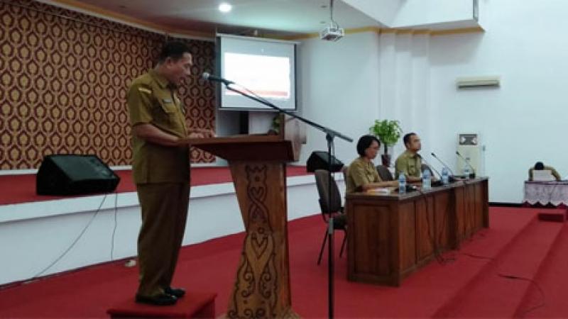 Rapat Internal Badan Kesbangpol Landak
